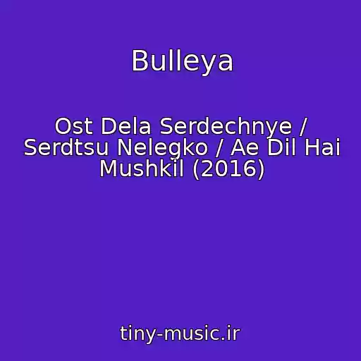 کاور آهنگ Bulleya از Ost Dela Serdechnye / Serdtsu Nelegko / Ae Dil Hai Mushkil (2016)