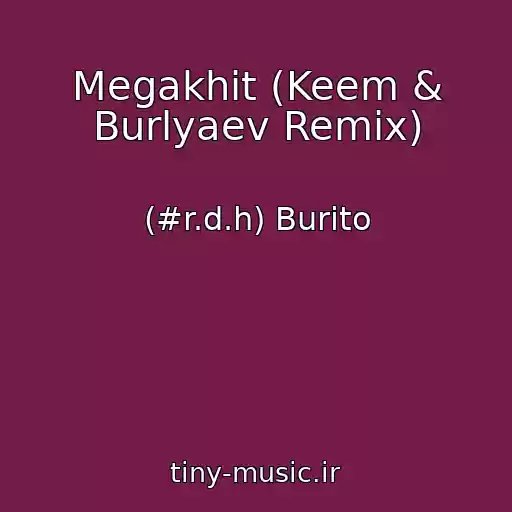 کاور آهنگ Megakhit (Keem & Burlyaev Remix) از (#r.d.h) Burito