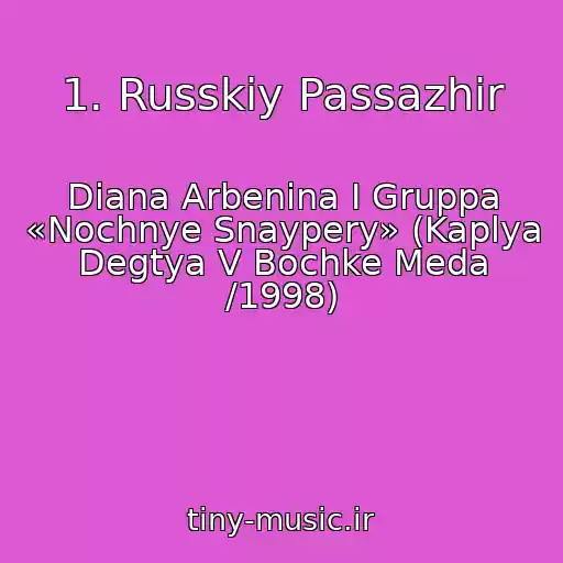 کاور آهنگ 1. Russkiy Passazhir از Diana Arbenina I Gruppa «Nochnye Snaypery» (Kaplya Degtya V Bochke Meda /1998)