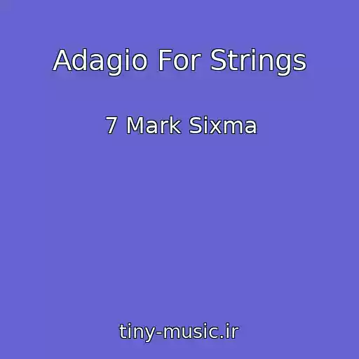 کاور آهنگ Adagio For Strings از 7 Mark Sixma