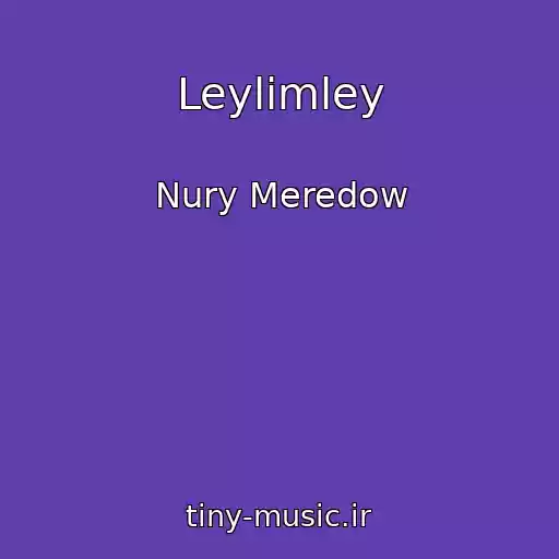 کاور آهنگ Leylimley از Nury Meredow
