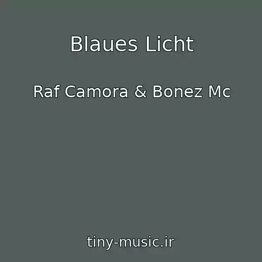 کاور آهنگ Blaues Licht از Raf Camora & Bonez Mc