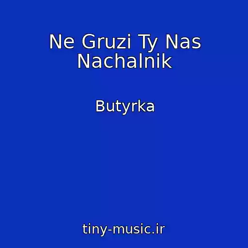 کاور آهنگ Ne Gruzi Ty Nas Nachalnik از Butyrka