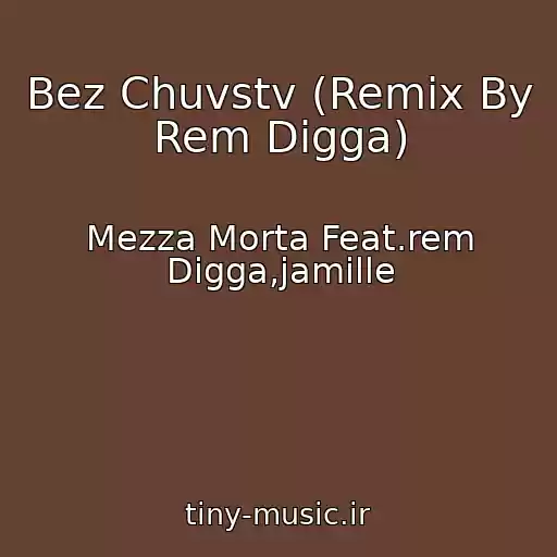 کاور آهنگ Bez Chuvstv (Remix By Rem Digga) از Mezza Morta Feat.rem Digga,jamille