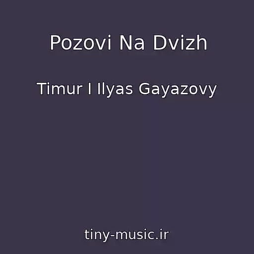 کاور آهنگ Pozovi Na Dvizh از Timur I Ilyas Gayazovy