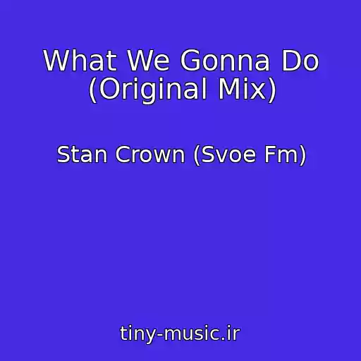 کاور آهنگ What We Gonna Do (Original Mix) از Stan Crown (Svoe Fm)
