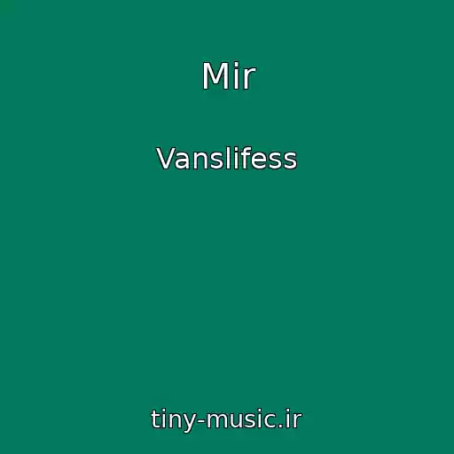کاور آهنگ Mir از Vanslifess