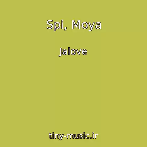 کاور آهنگ Spi, Moya از Jalove