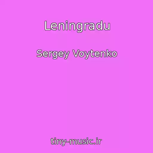 کاور آهنگ Leningradu از Sergey Voytenko