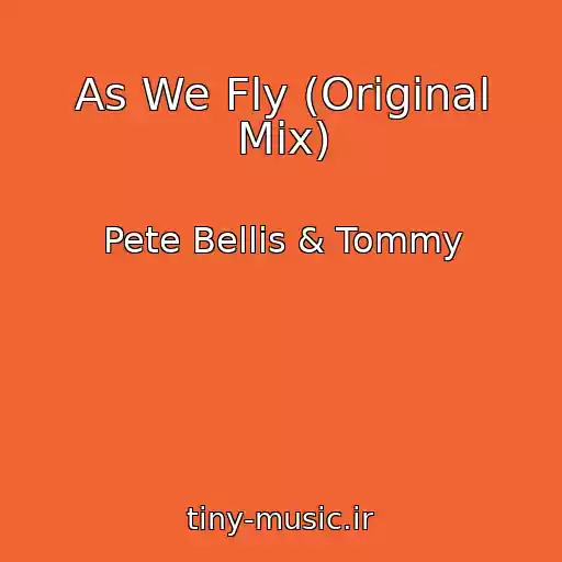 کاور آهنگ As We Fly (Original Mix) از Pete Bellis & Tommy