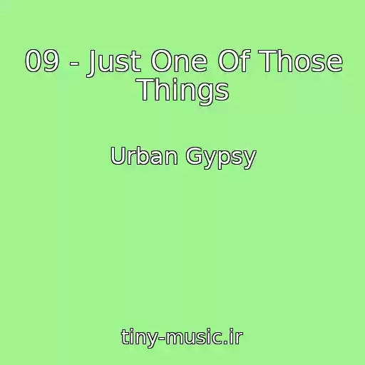کاور آهنگ 09 - Just One Of Those Things از Urban Gypsy