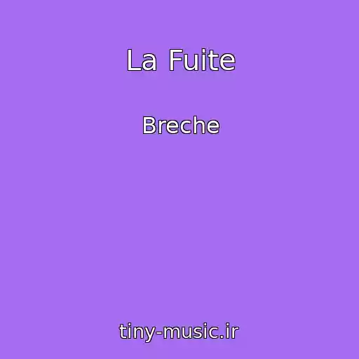 کاور آهنگ La Fuite از Breche