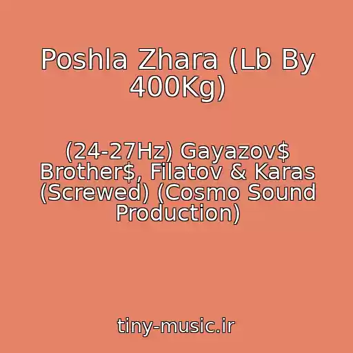 کاور آهنگ Poshla Zhara (Lb By 400Kg) از (24-27Hz) Gayazov$ Brother$, Filatov & Karas (Screwed) (Cosmo Sound Production)