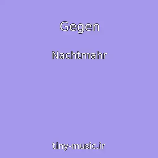 کاور آهنگ Gegen از Nachtmahr