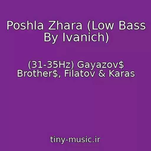 کاور آهنگ Poshla Zhara (Low Bass By Ivanich) از (31-35Hz) Gayazov$ Brother$, Filatov & Karas