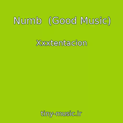 کاور آهنگ Numb  (Good Music) از Xxxtentacion