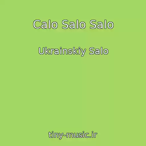 کاور آهنگ Calo Salo Salo از Ukrainskiy Salo