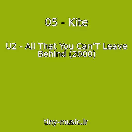 کاور آهنگ 05 - Kite از U2 - All That You Can’T Leave Behind (2000)