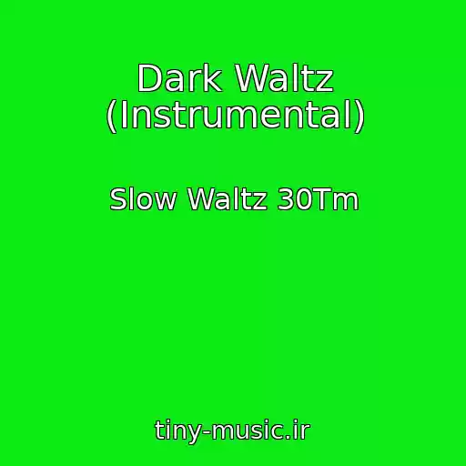 کاور آهنگ Dark Waltz (Instrumental) از Slow Waltz 30Tm