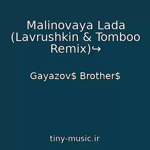 کاور آهنگ Malinovaya Lada (Lavrushkin & Tomboo Remix)↪ از Gayazov$ Brother$