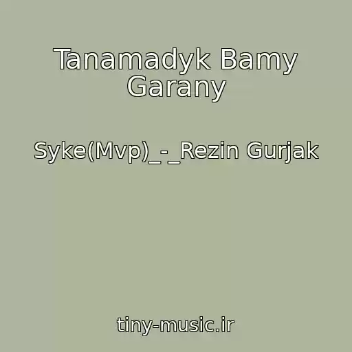 کاور آهنگ Tanamadyk Bamy Garany از Syke(Mvp)_-_Rezin Gurjak
