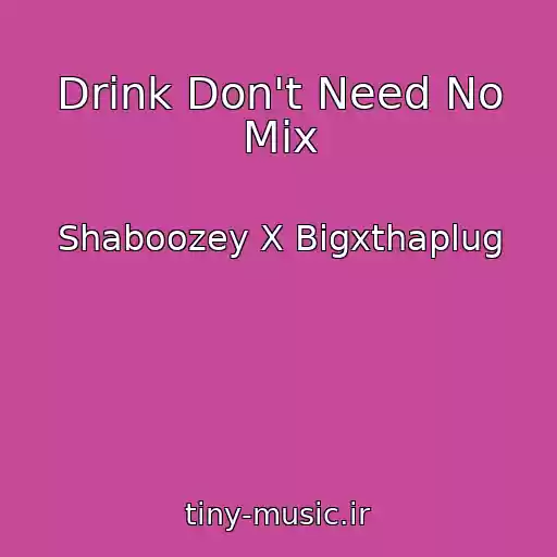 کاور آهنگ Drink Don't Need No Mix از Shaboozey X Bigxthaplug