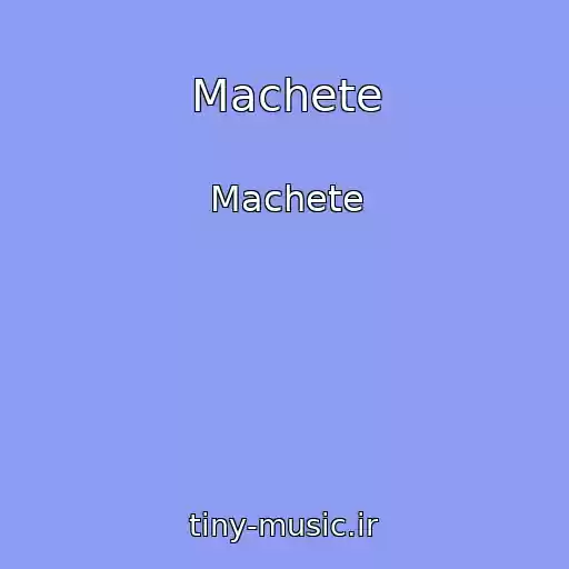 کاور آهنگ Machete از Machete