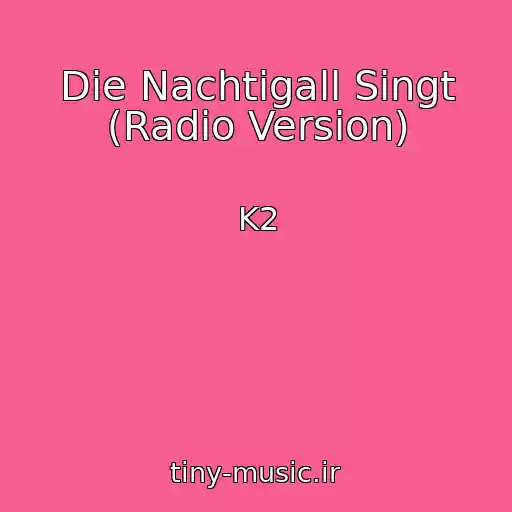 کاور آهنگ Die Nachtigall Singt (Radio Version) از K2