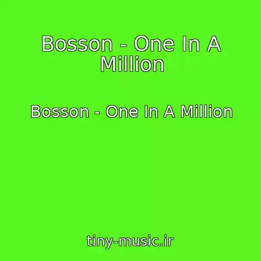 کاور آهنگ Bosson - One In A Million از Bosson - One In A Million