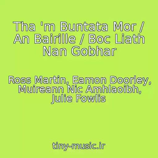 کاور آهنگ Tha 'm Buntata Mor / An Bairille / Boc Liath Nan Gobhar از Ross Martin, Eamon Doorley, Muireann Nic Amhlaoibh, Julie Fowlis