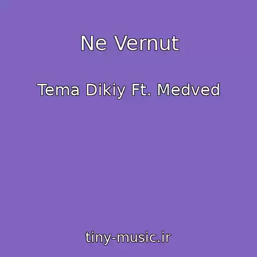 کاور آهنگ Ne Vernut از Tema Dikiy Ft. Medved