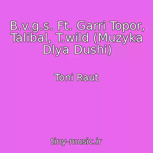 کاور آهنگ B.v.g.s. Ft. Garri Topor, Talibal, T.wild (Muzyka Dlya Dushi) از Toni Raut
