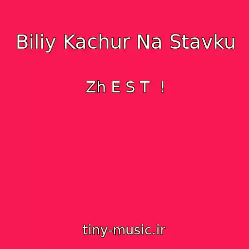 کاور آهنگ Bіliy Kachur Na Stavku از Zh E S T  !