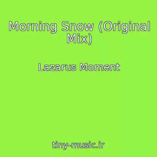 کاور آهنگ Morning Snow (Original Mix) از Lazarus Moment
