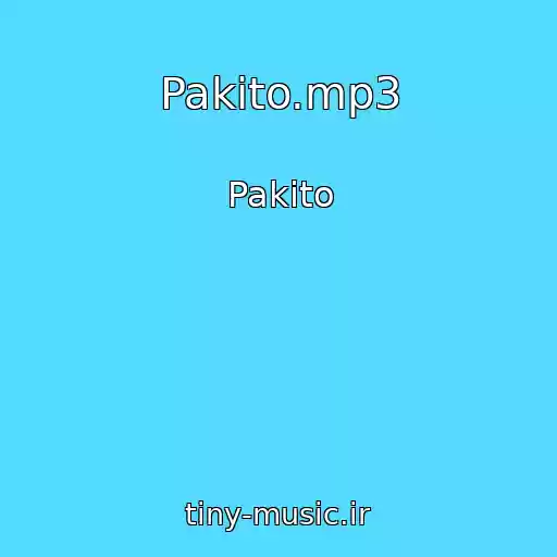 کاور آهنگ Pakito.mp3 از Pakito