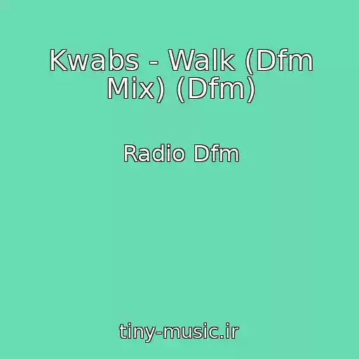 کاور آهنگ Kwabs - Walk (Dfm Mix) (Dfm) از Radio Dfm
