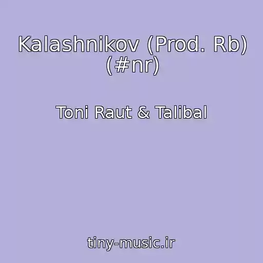 کاور آهنگ Kalashnikov (Prod. Rb) (#nr) از Toni Raut & Talibal