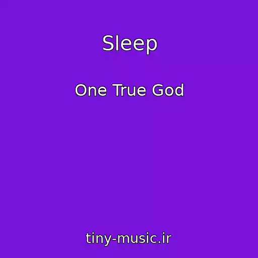 کاور آهنگ Sleep از One True God