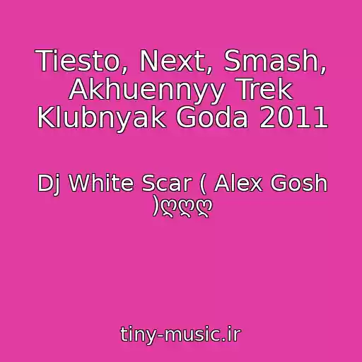 کاور آهنگ Tiesto, Next, Smash, Akhuennyy Trek Klubnyak Goda 2011 از Dj White Scar ( Alex Gosh )ღღღ