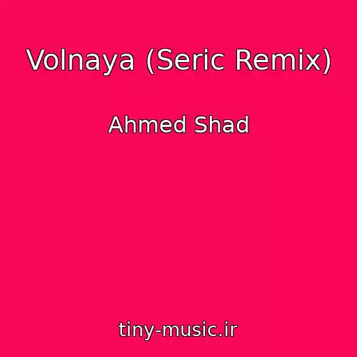 کاور آهنگ Volnaya (Seric Remix) از Ahmed Shad