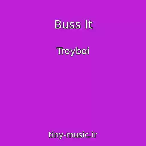 کاور آهنگ Buss It از Troyboi