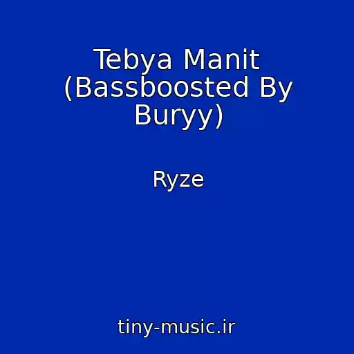کاور آهنگ Tebya Manit (Bassboosted By Buryy) از Ryze