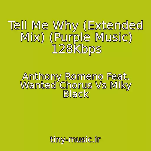 کاور آهنگ Tell Me Why (Extended Mix) (Purple Music) 128Kbps از Anthony Romeno Feat. Wanted Chorus Vs Miky Black