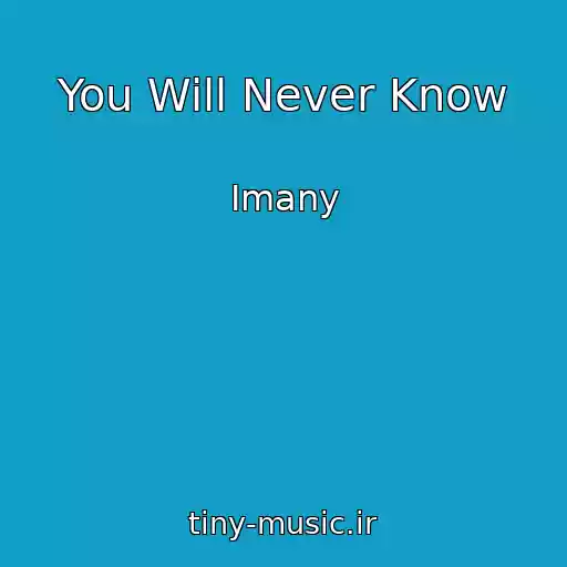 کاور آهنگ You Will Never Know از Imany