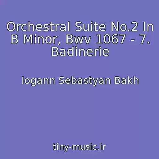 کاور آهنگ Orchestral Suite No.2 In B Minor, Bwv 1067 - 7. Badinerie از Iogann Sebastyan Bakh