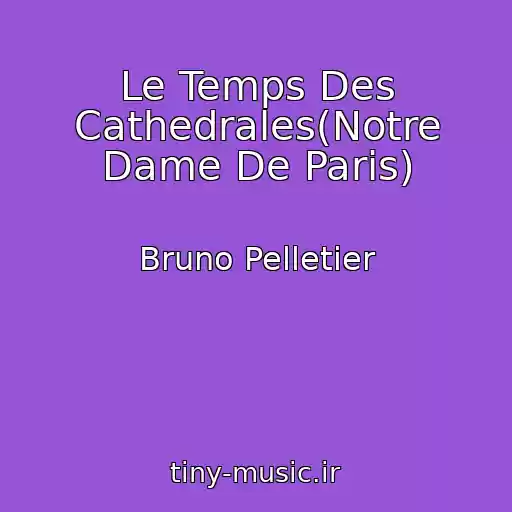 کاور آهنگ Le Temps Des Cathedrales(Notre Dame De Paris) از Bruno Pelletier