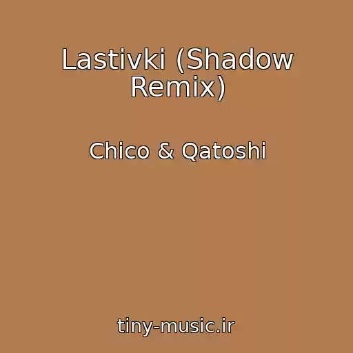 کاور آهنگ Lastіvki (Shadow Remix) از Chico & Qatoshi