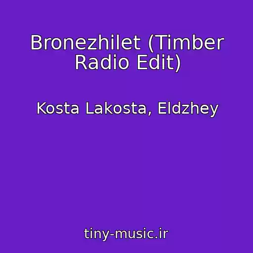 کاور آهنگ Bronezhilet (Timber Radio Edit) از Kosta Lakosta, Eldzhey