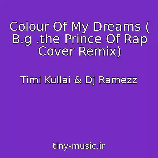 کاور آهنگ Colour Of My Dreams ( B.g .the Prince Of Rap Cover Remix) از Timi Kullai & Dj Ramezz