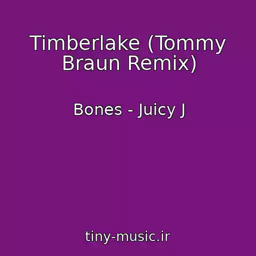 کاور آهنگ Timberlake (Tommy Braun Remix) از Bones - Juicy J